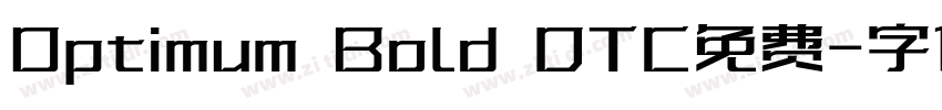 Optimum Bold DTC免费字体转换